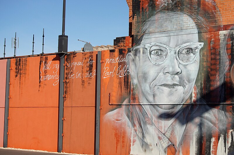 Mural of Pearl Gibbs